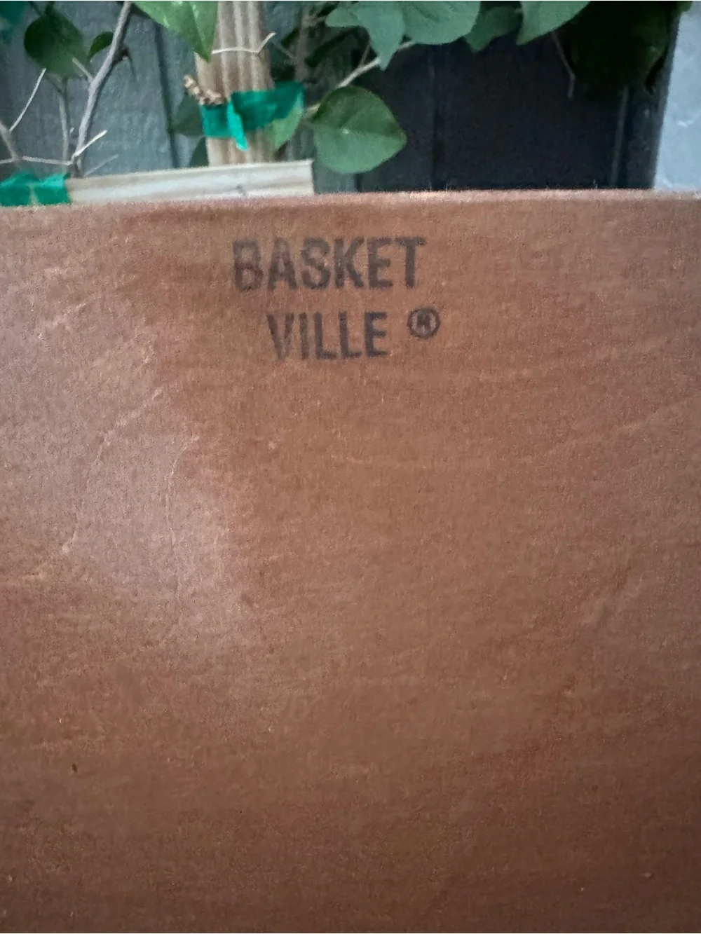 Vintage 1940 soben Wood picnic basket in pristine conditions